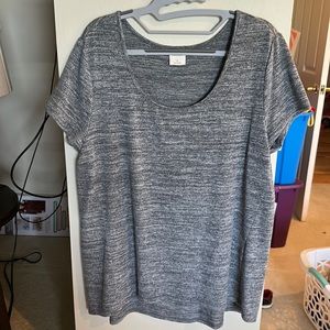 Soma L gray knit top